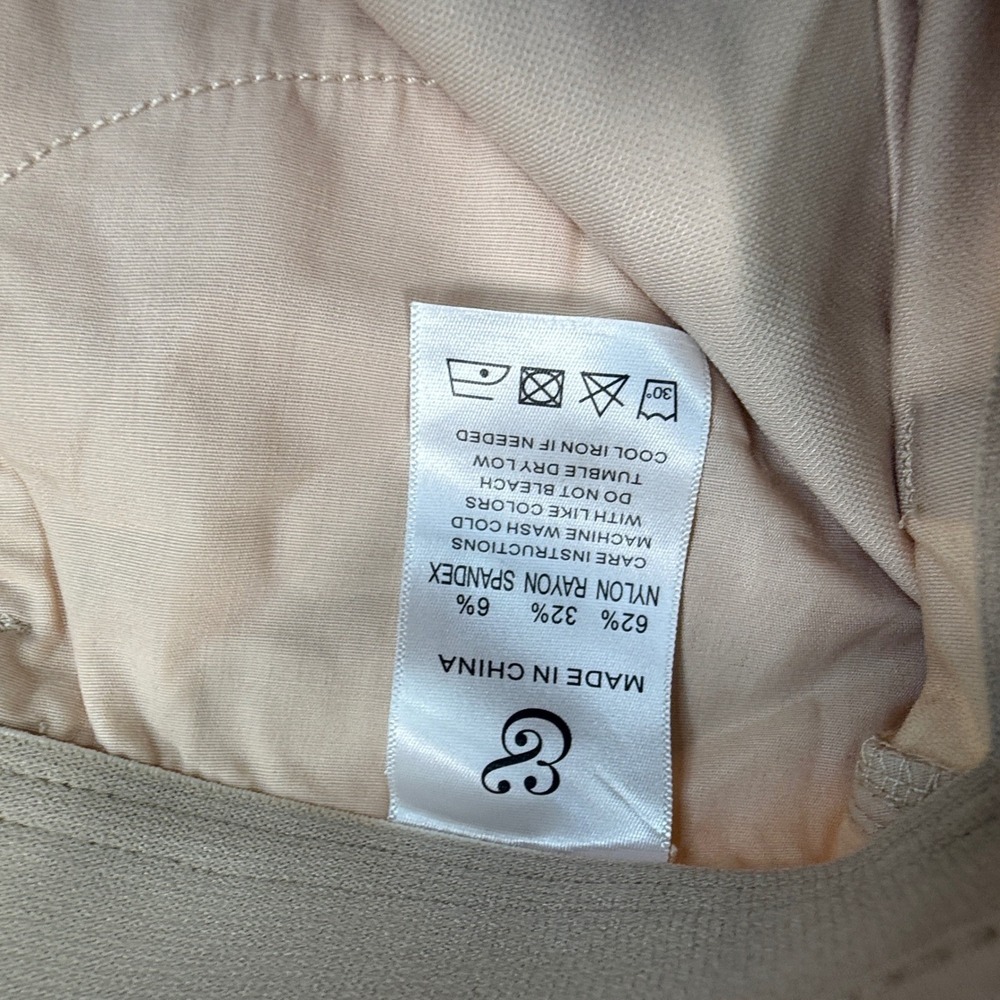 Collars & Co Mens Size 32x30 CEO Tech Pull-On Pants‎ Stone Beige Performance NEW - Picture 8 of 8